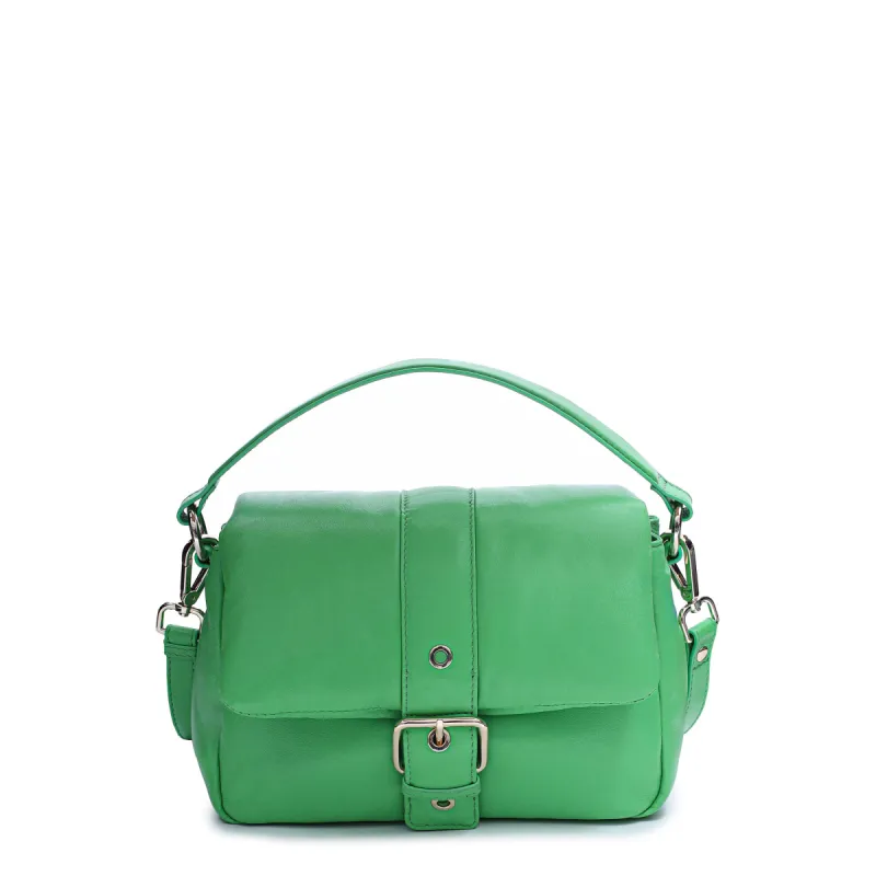 Honey Buckle Puffed Sheep Bright Green w. Gold sold by Nunoo Bags