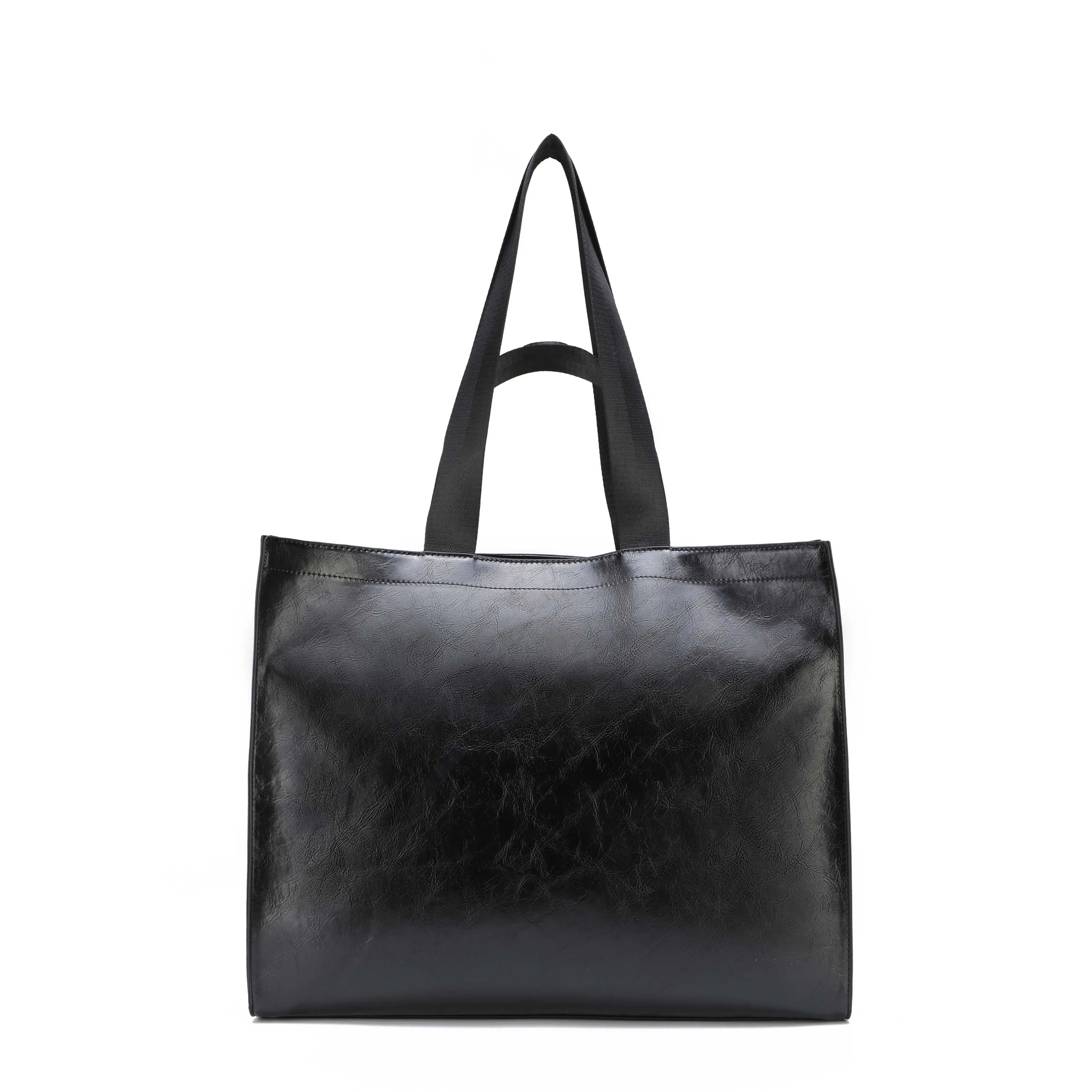 Shopper Wrinkle Black sold by Nunoo Bags