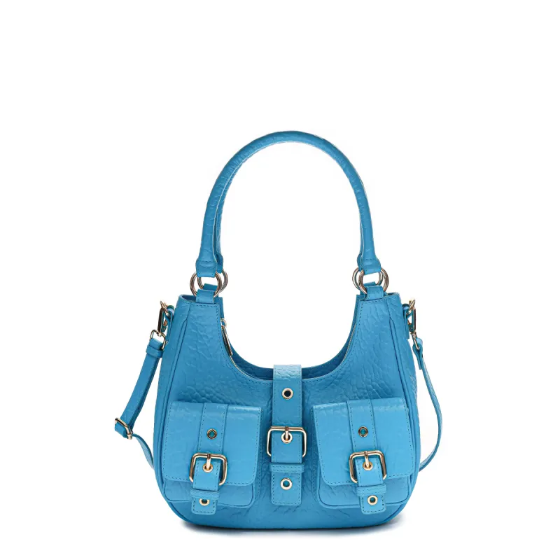 Alva New Zealand Bright Blue w. Gold sold by Nunoo Bags