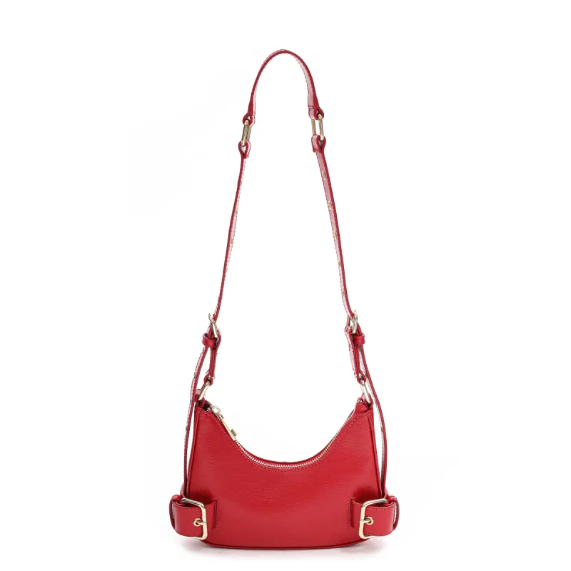 Palma Florence Bright Red w. Gold sold by Nunoo Bags