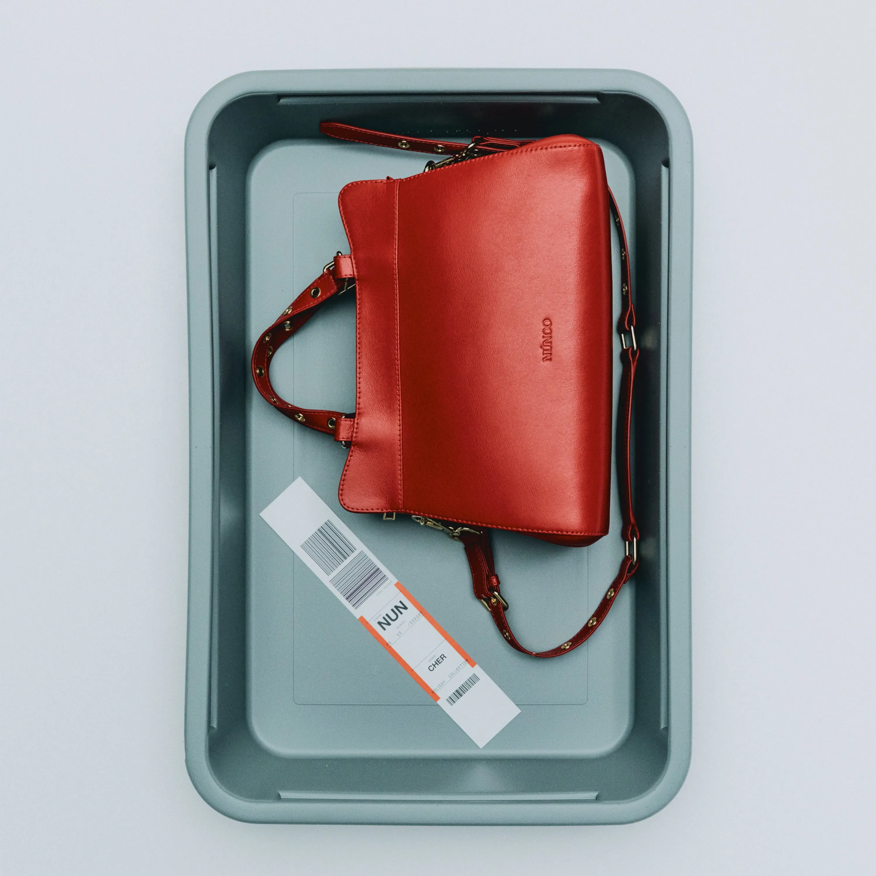 Cher 2 Florence Bright Red w. Gold sold by Nunoo Bags product image thumbnail 2