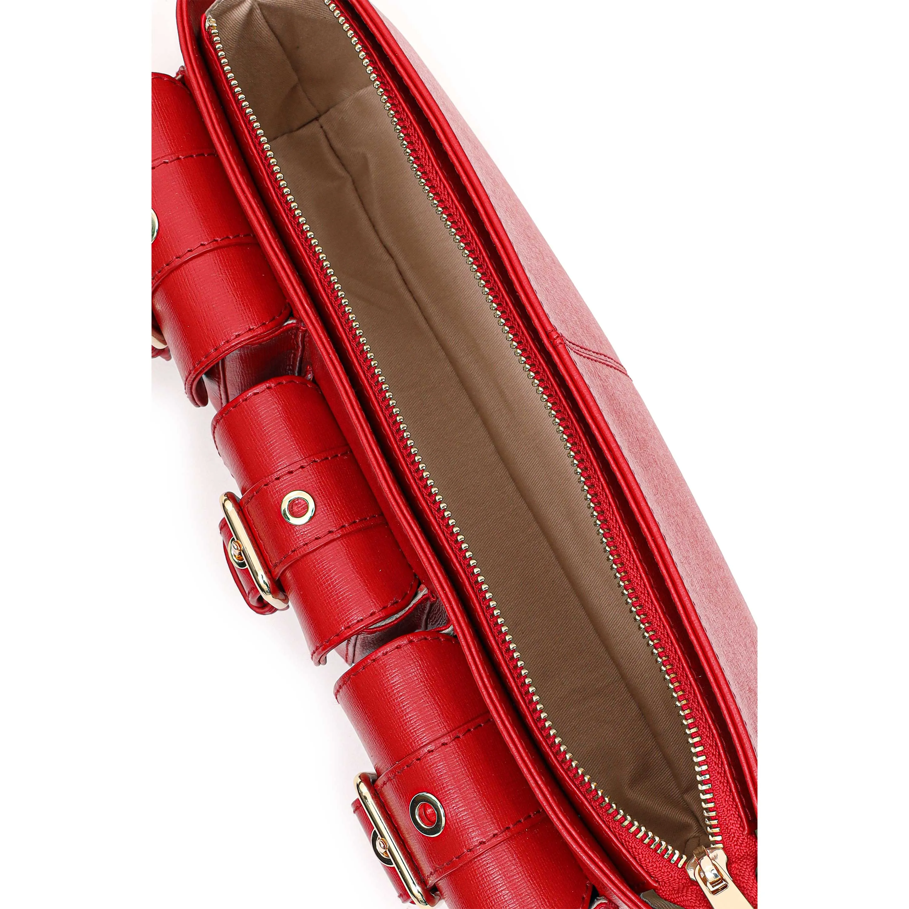 Penny Florence Bright Red w. Gold sold by Nunoo Bags product image thumbnail 3