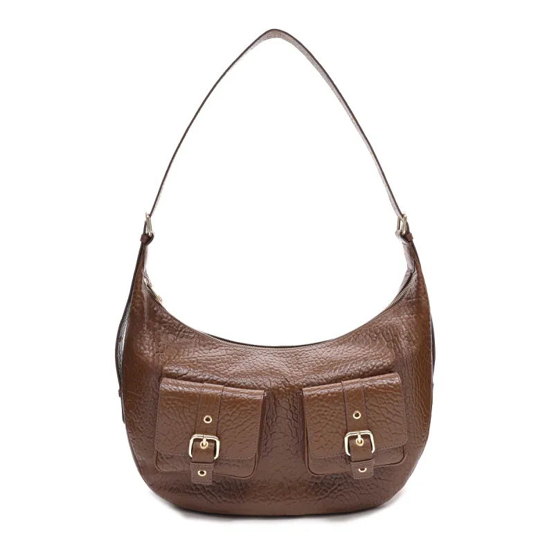 Stella Pocket New Zealand Brown w. Gold sold by Nunoo Bags
