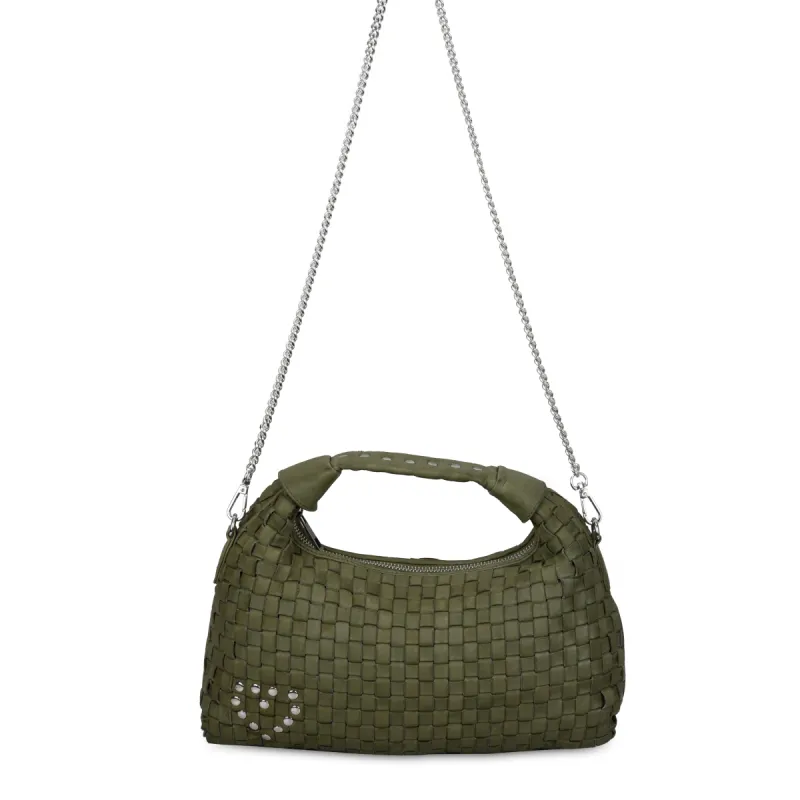 Dandy Braided Heart Washed Green sold by Nunoo Bags