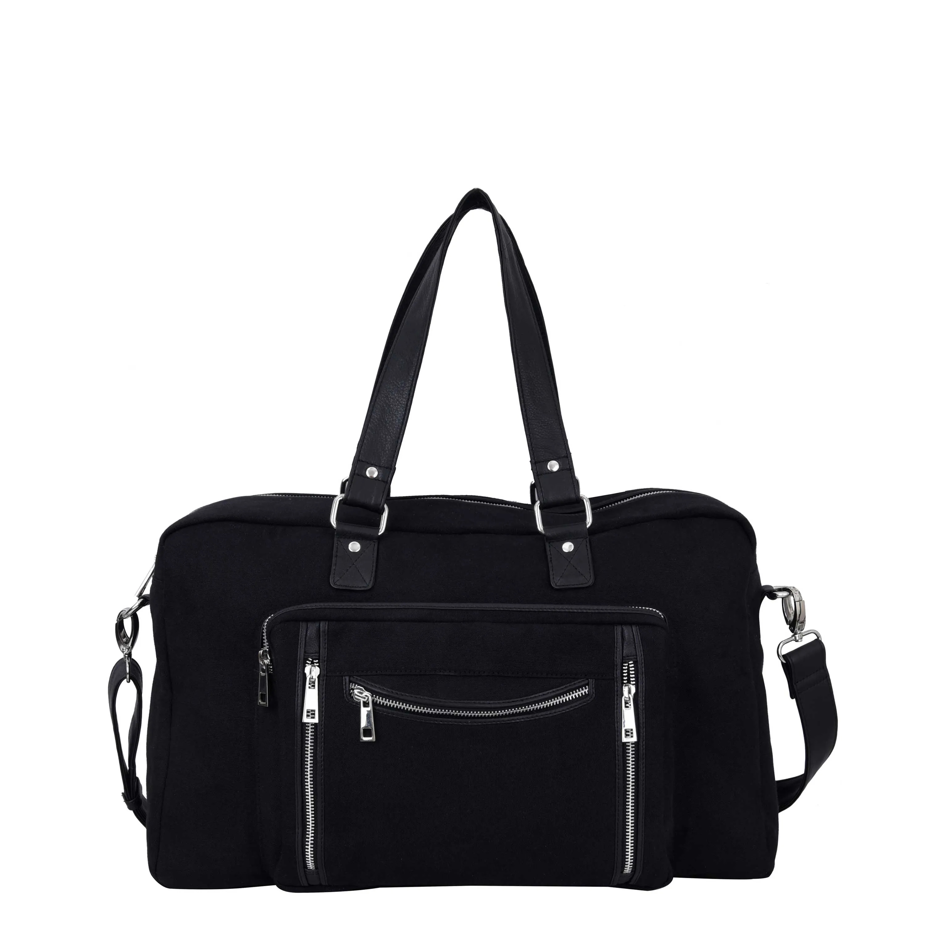 Camilla Recycled Canvas Black sold by Nunoo Bags