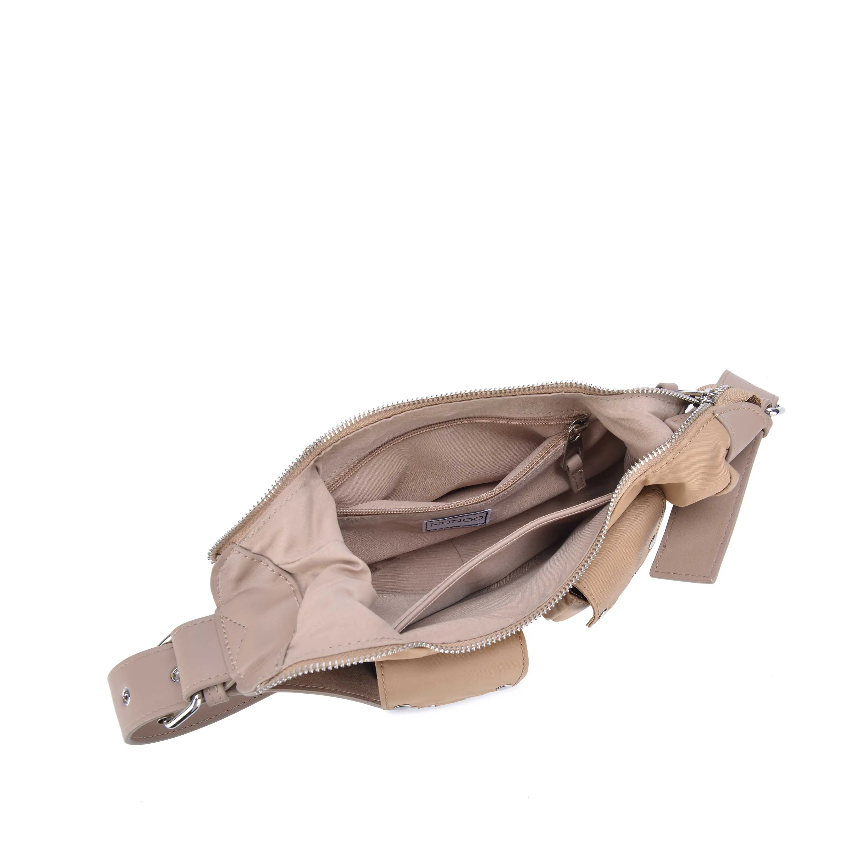 Sally small recycled Nylon grey sold by Nunoo Bags product image thumbnail 3