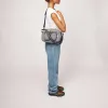Ellie Denim mix grey sold by Nunoo Bags