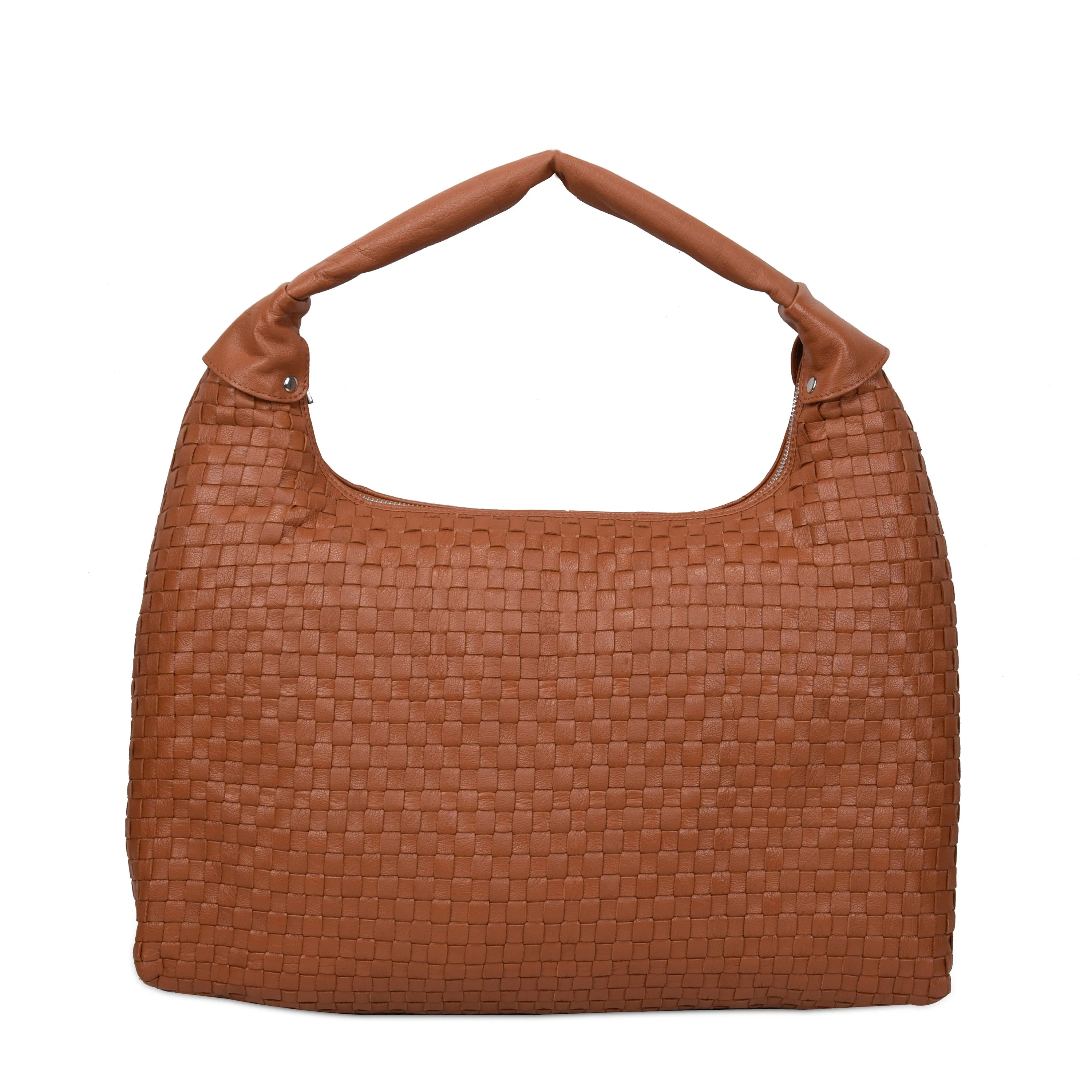 Maxi Dandy Braided Mountain Cognac sold by Nunoo Bags