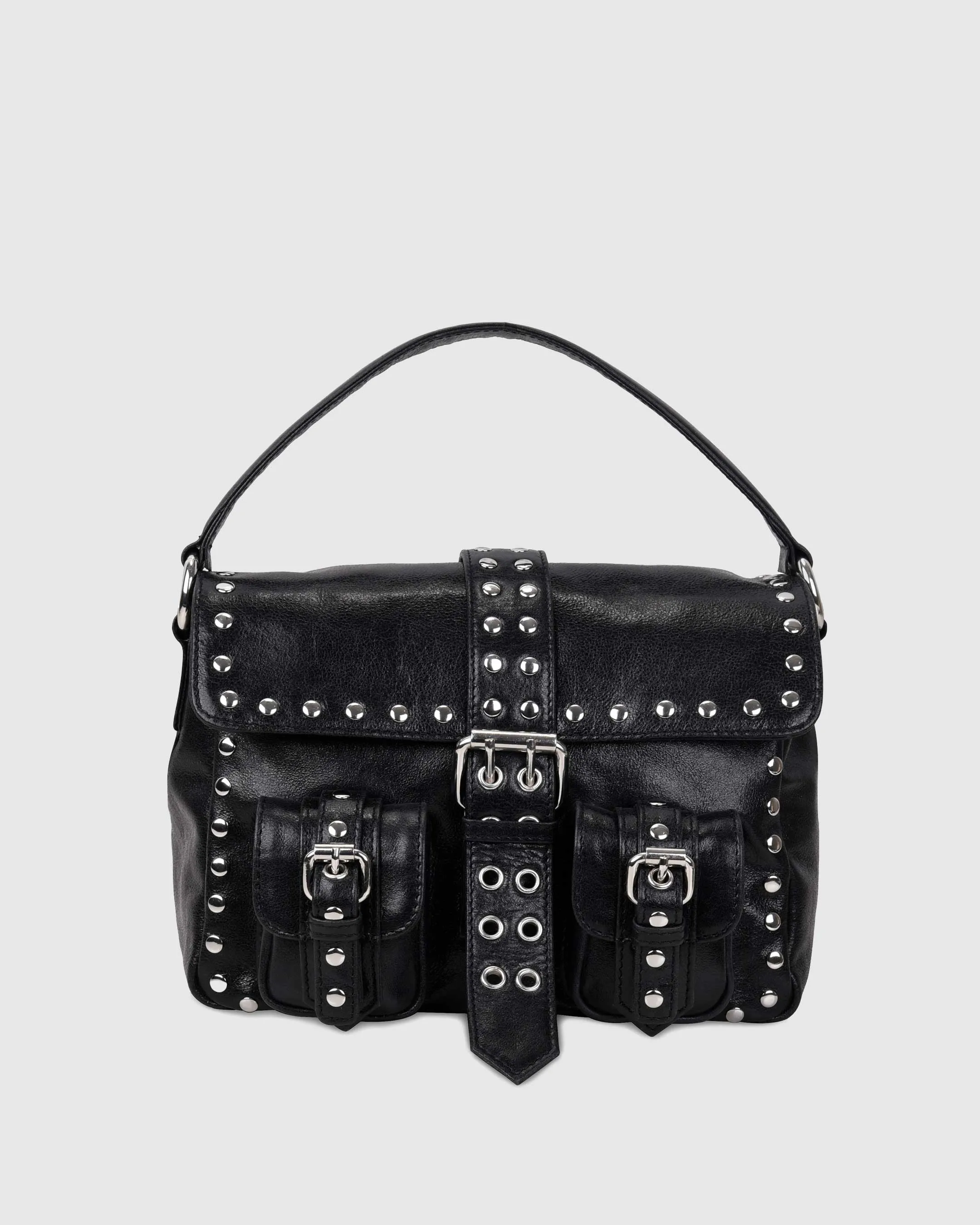 Small Honey Buckle Rivet Mountain Black sold by Nunoo Bags