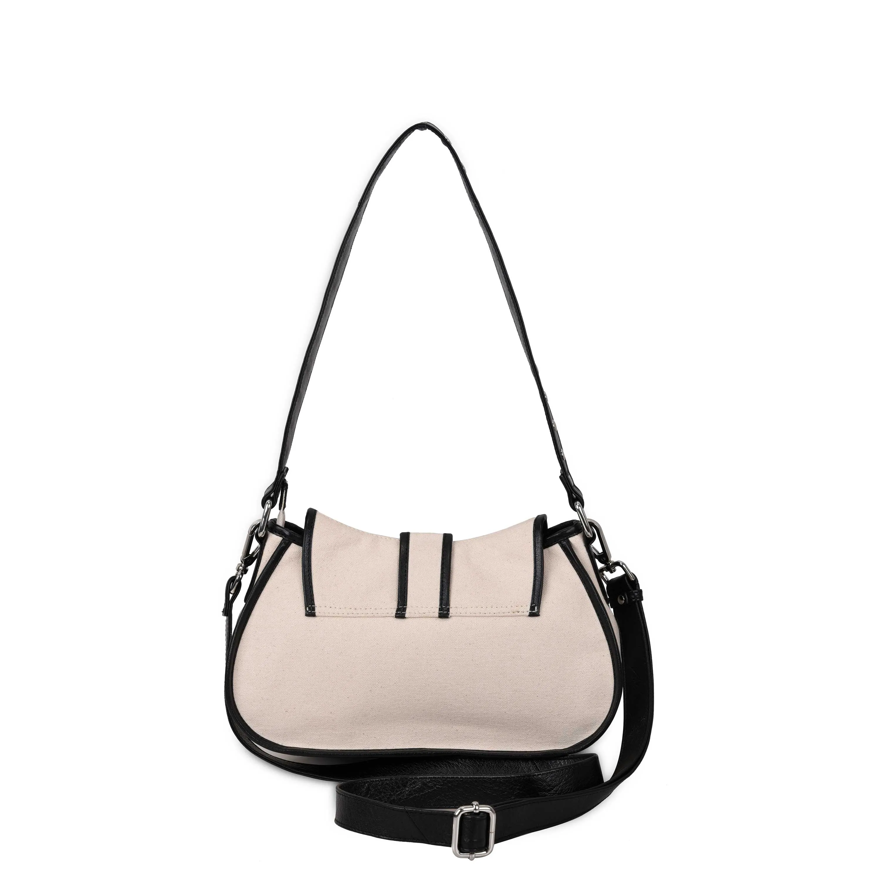 Maria Rivet Canvas Leather Off White sold by Nunoo Bags product image thumbnail 4