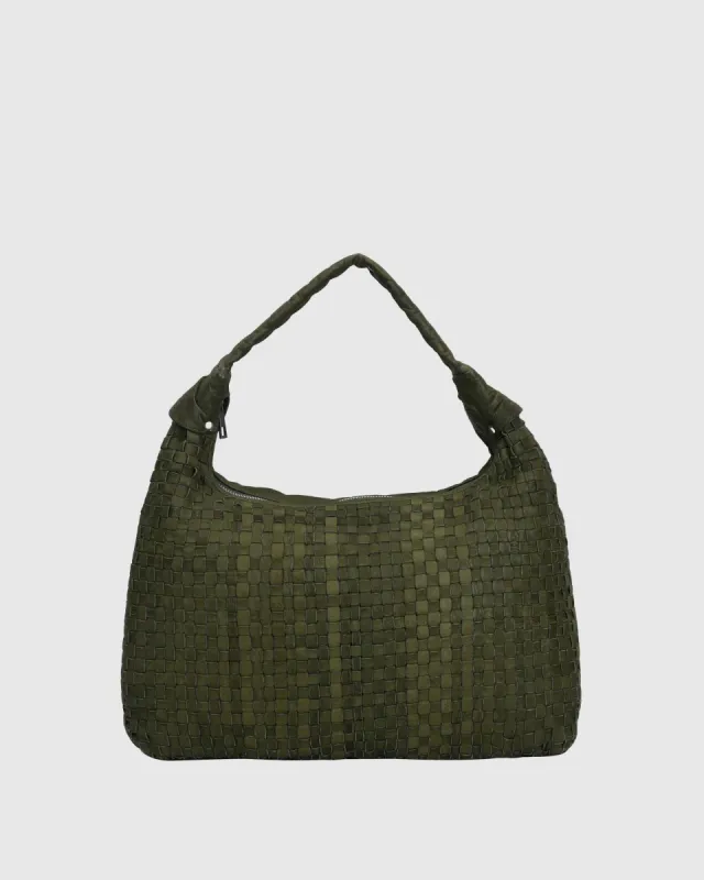 Maxi Dandy Braided Washed Green sold by Nunoo Bags