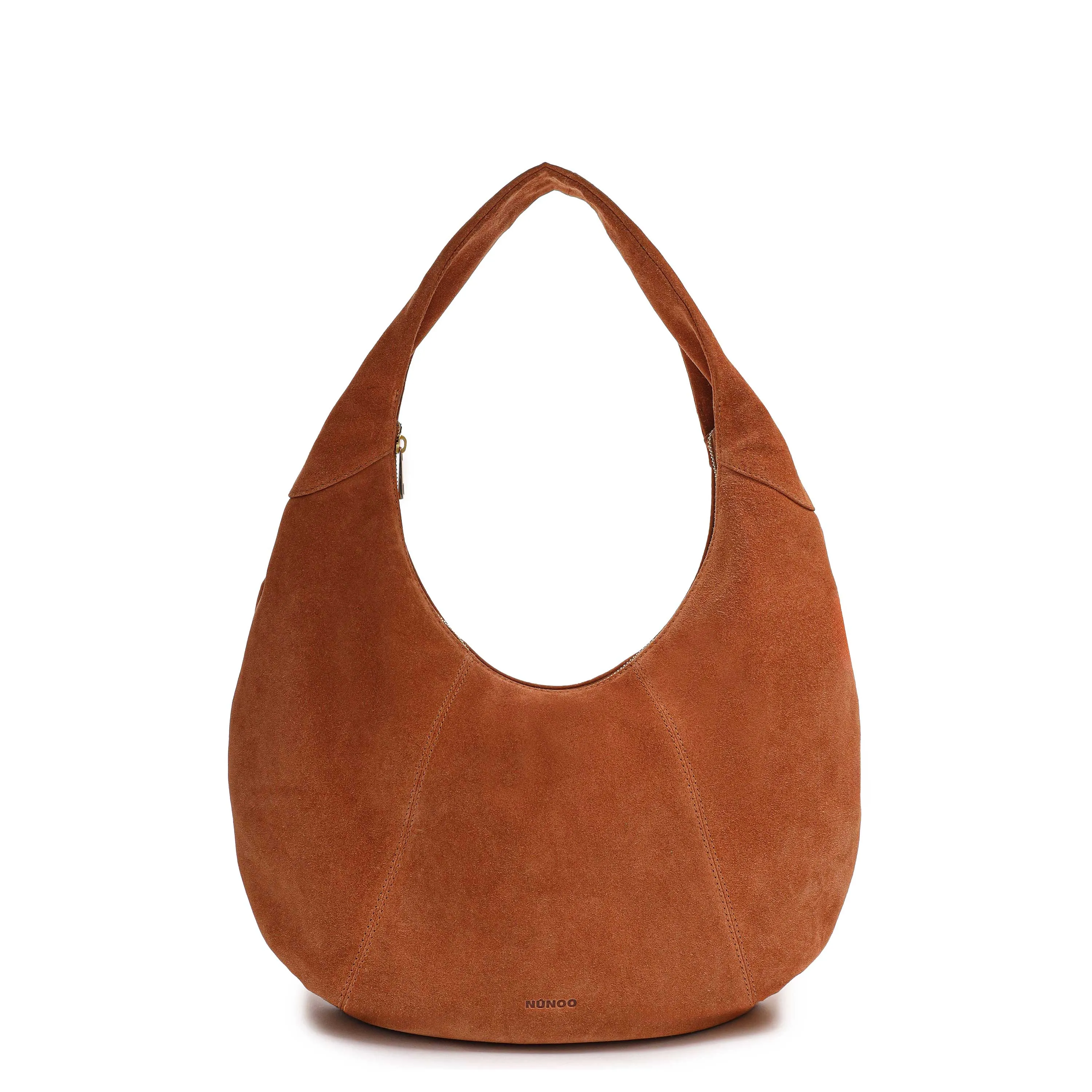 Gabi Suede Toffee w. Gold sold by Nunoo Bags
