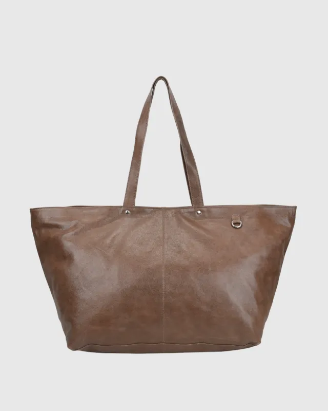 Shopper Village Taupe sold by Nunoo Bags