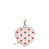 Heart Coin Pocket Florence White w. Gold sold by Nunoo Bags