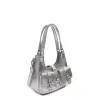 Small Alva Metallic Silver sold by Nunoo Bags