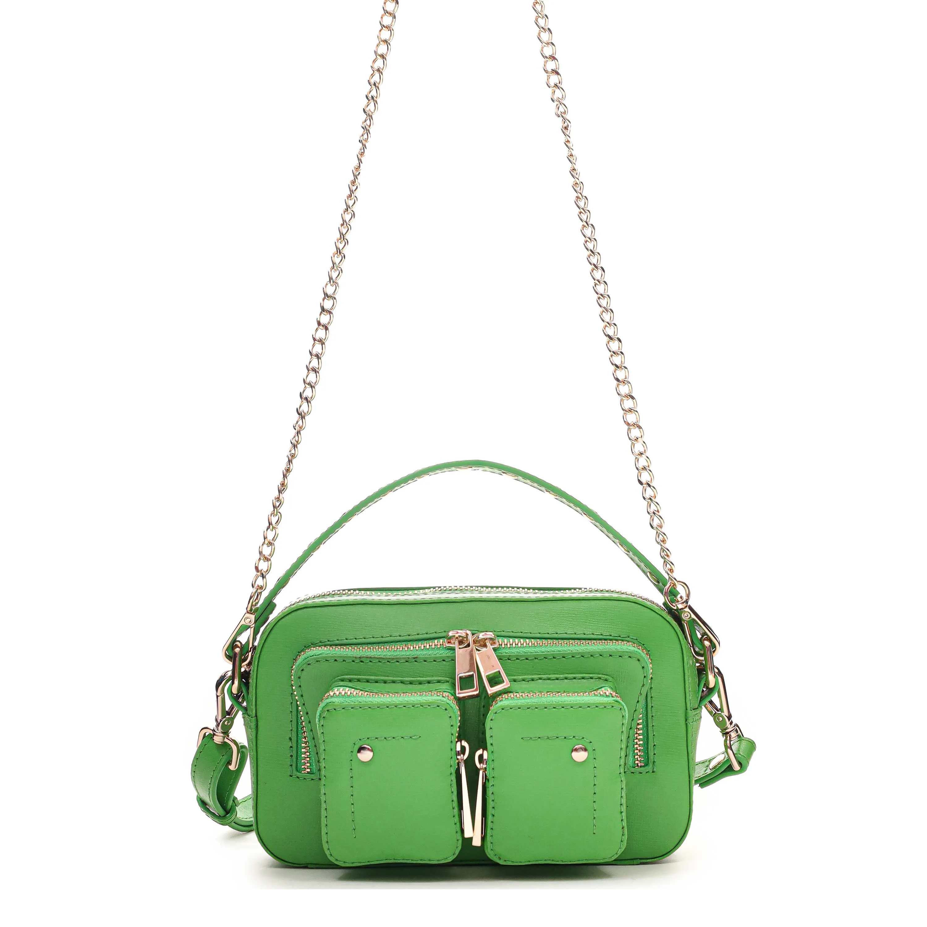 Helena Florence Bright Green w. Gold sold by Nunoo Bags
