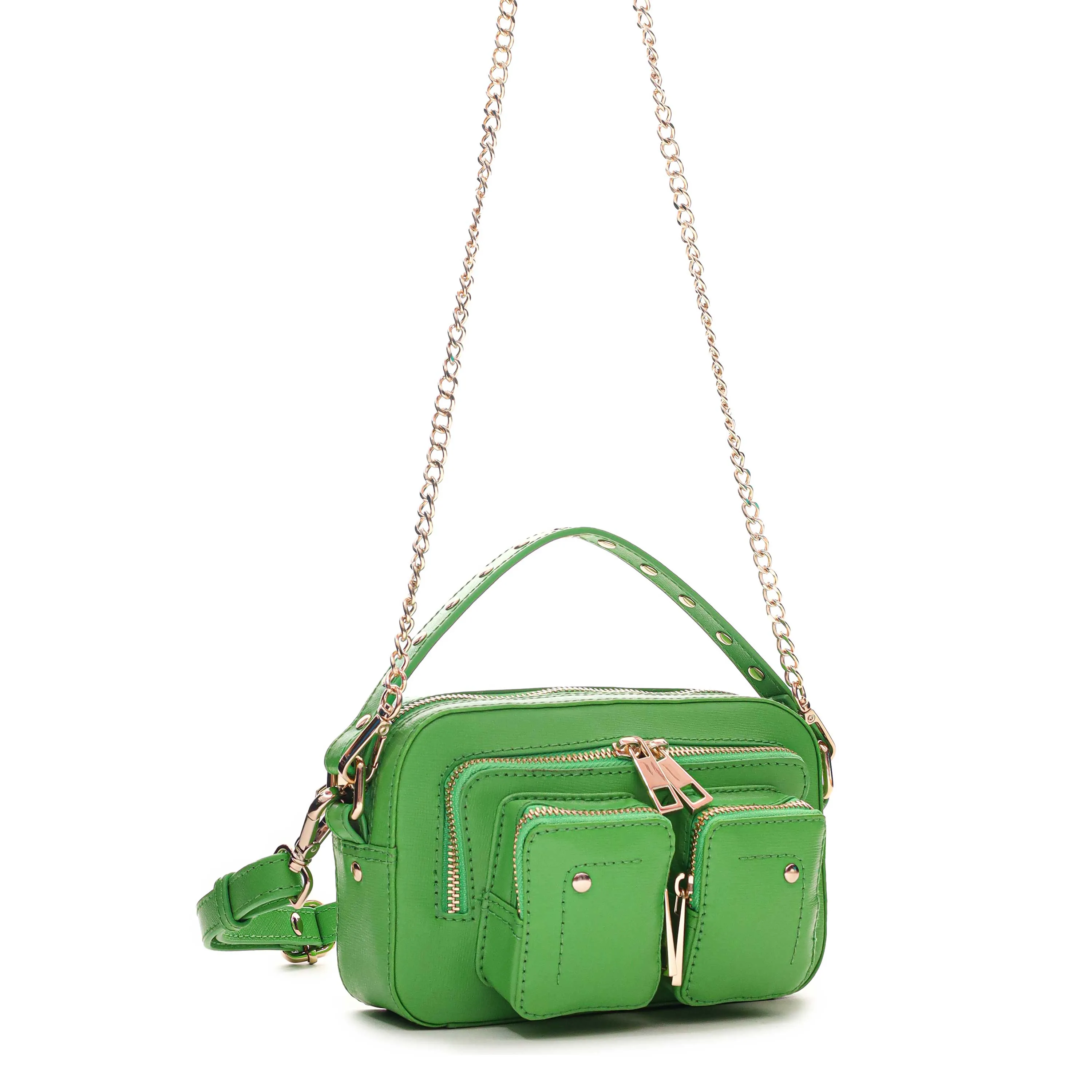 Helena Florence Bright Green w. Gold sold by Nunoo Bags product image thumbnail 3