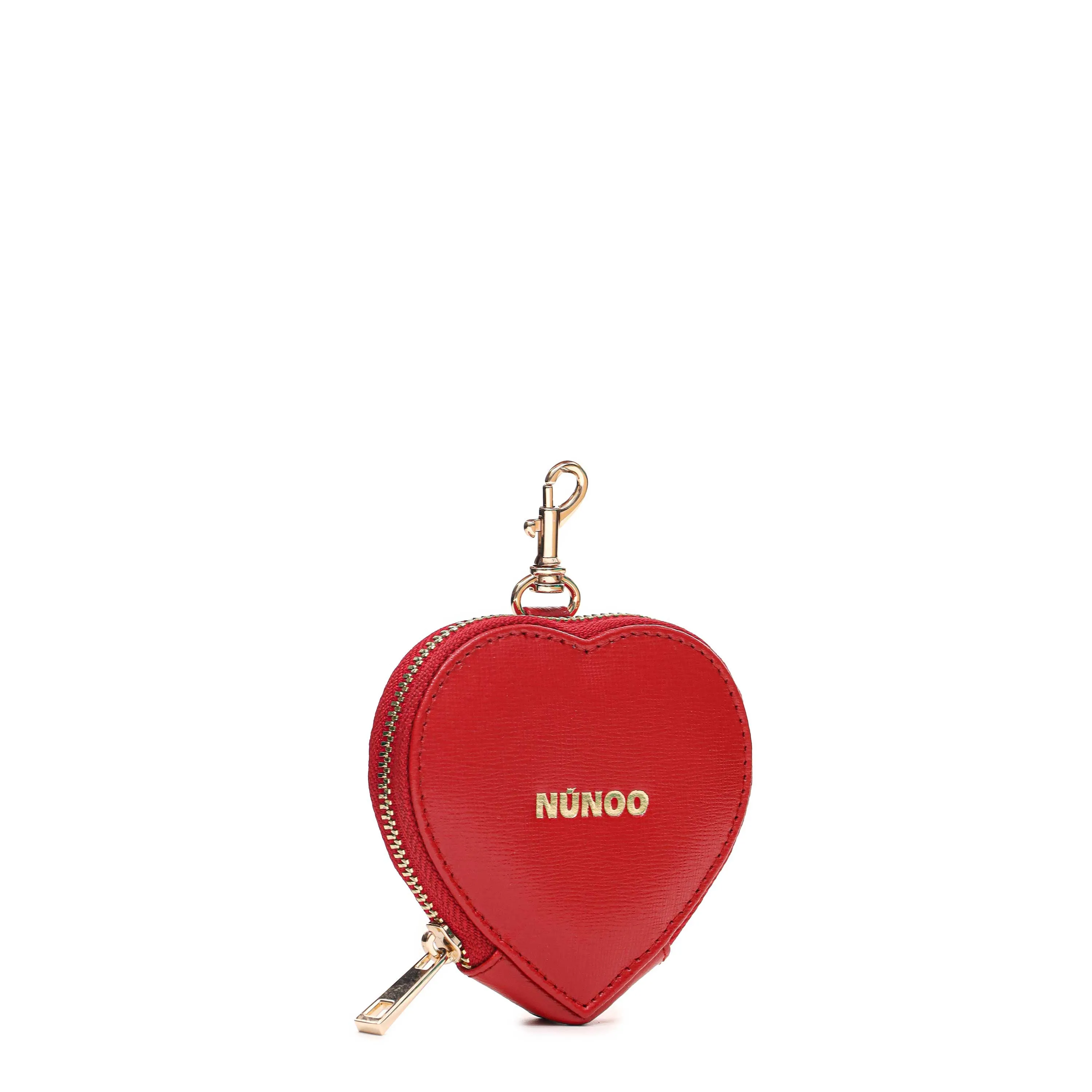 Heart Coin Pocket Florence Bright Red w. Gold sold by Nunoo Bags product image thumbnail 2