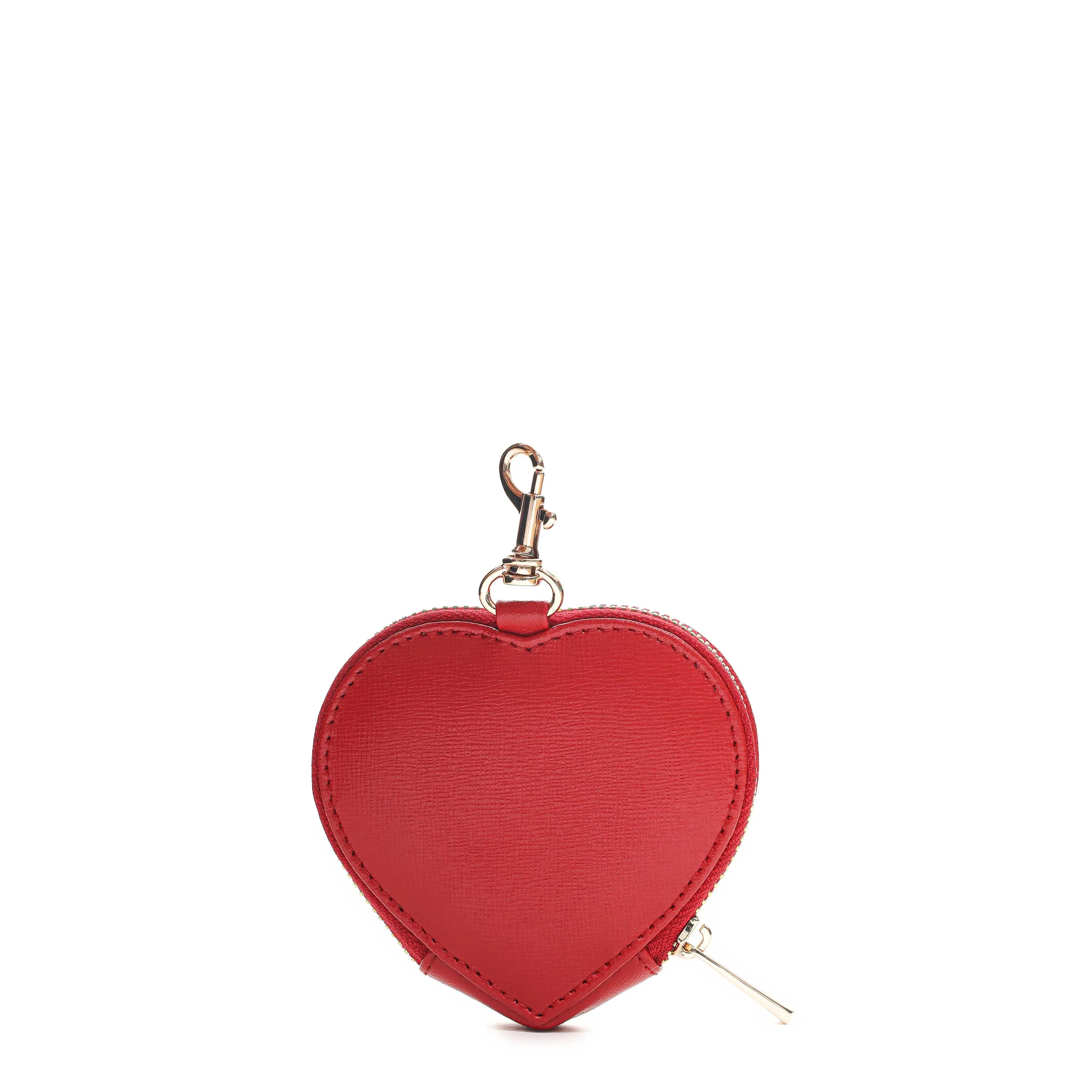 Heart Coin Pocket Florence Bright Red w. Gold sold by Nunoo Bags product image thumbnail 4