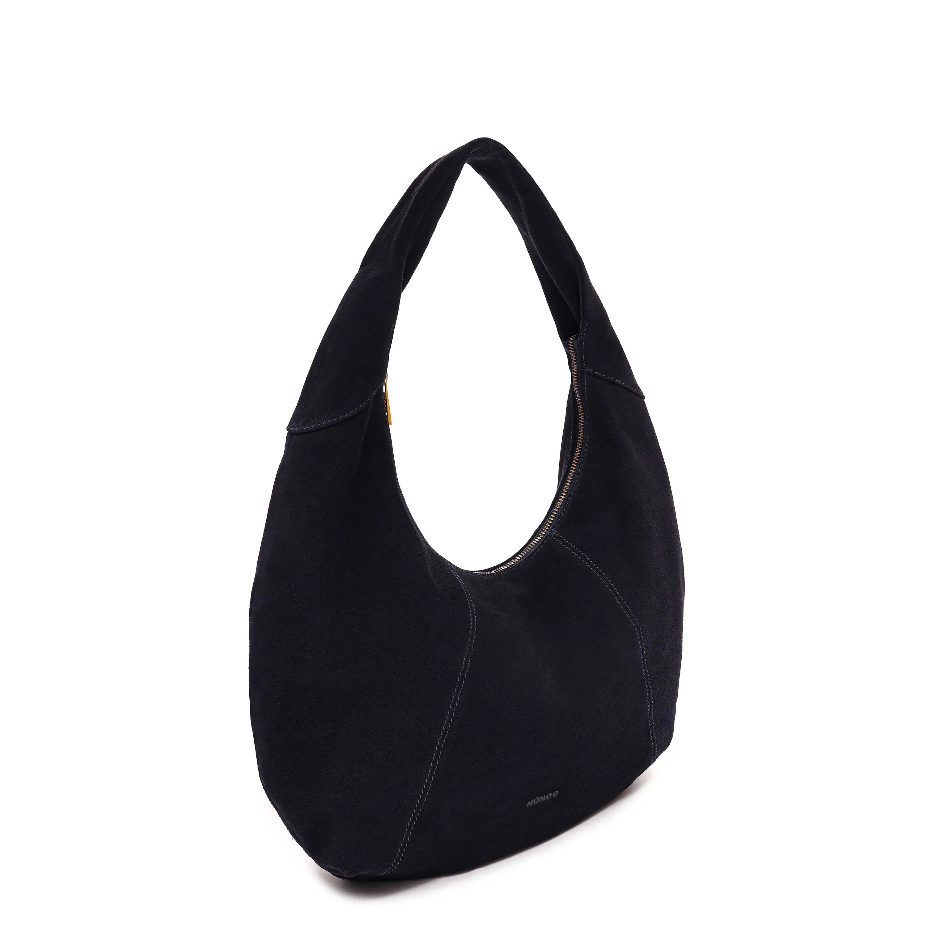 Gabi Suede Navy w. Gold sold by Nunoo Bags product image thumbnail 3