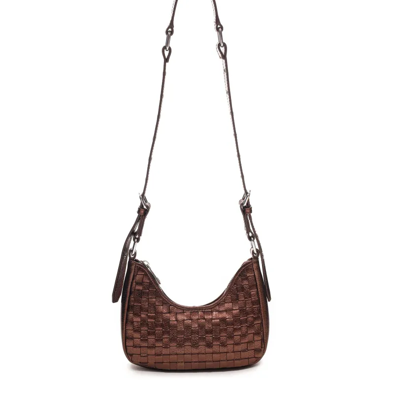 Palma Braided Metallic Brown made by Nunoo Bags
