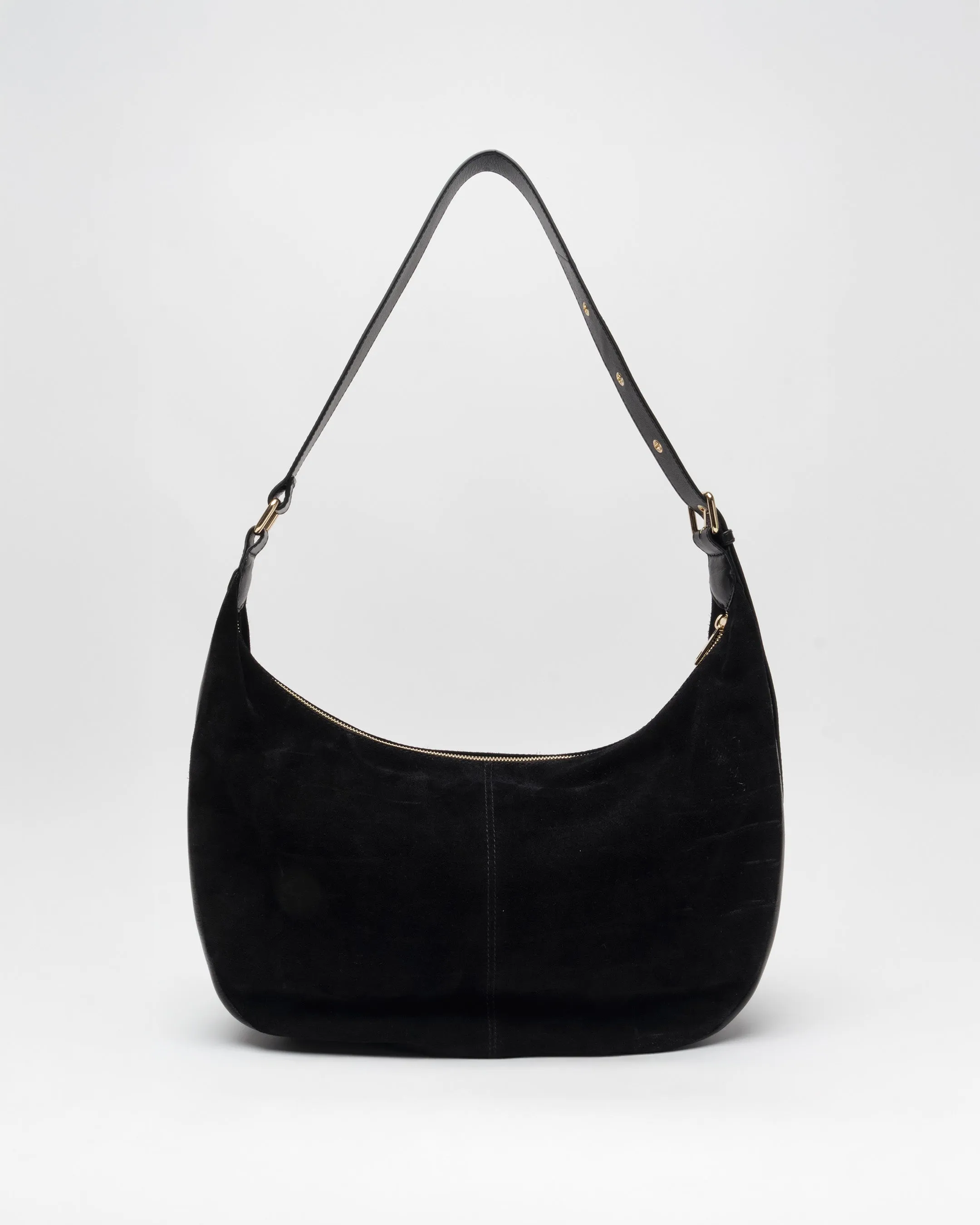 Stella Small Suede Black w. Gold sold by Nunoo Bags product image thumbnail 4