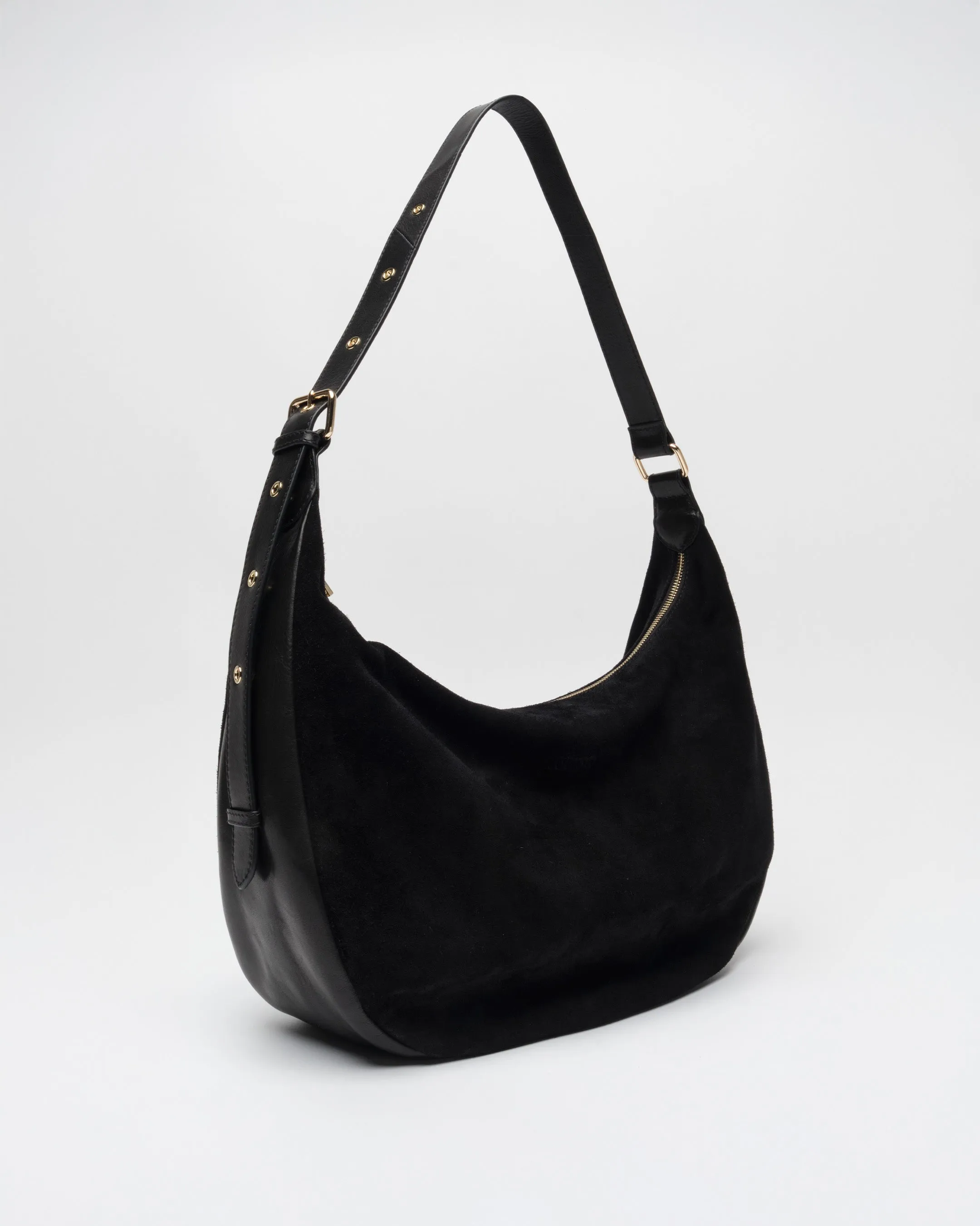 Stella Small Suede Black w. Gold sold by Nunoo Bags product image thumbnail 2