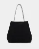 Chiara Suede Black w. Gold sold by Nunoo Bags