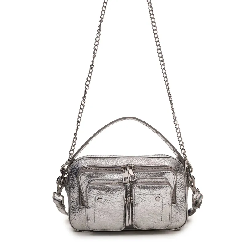 Helena Metallic Silver sold by Nunoo Bags
