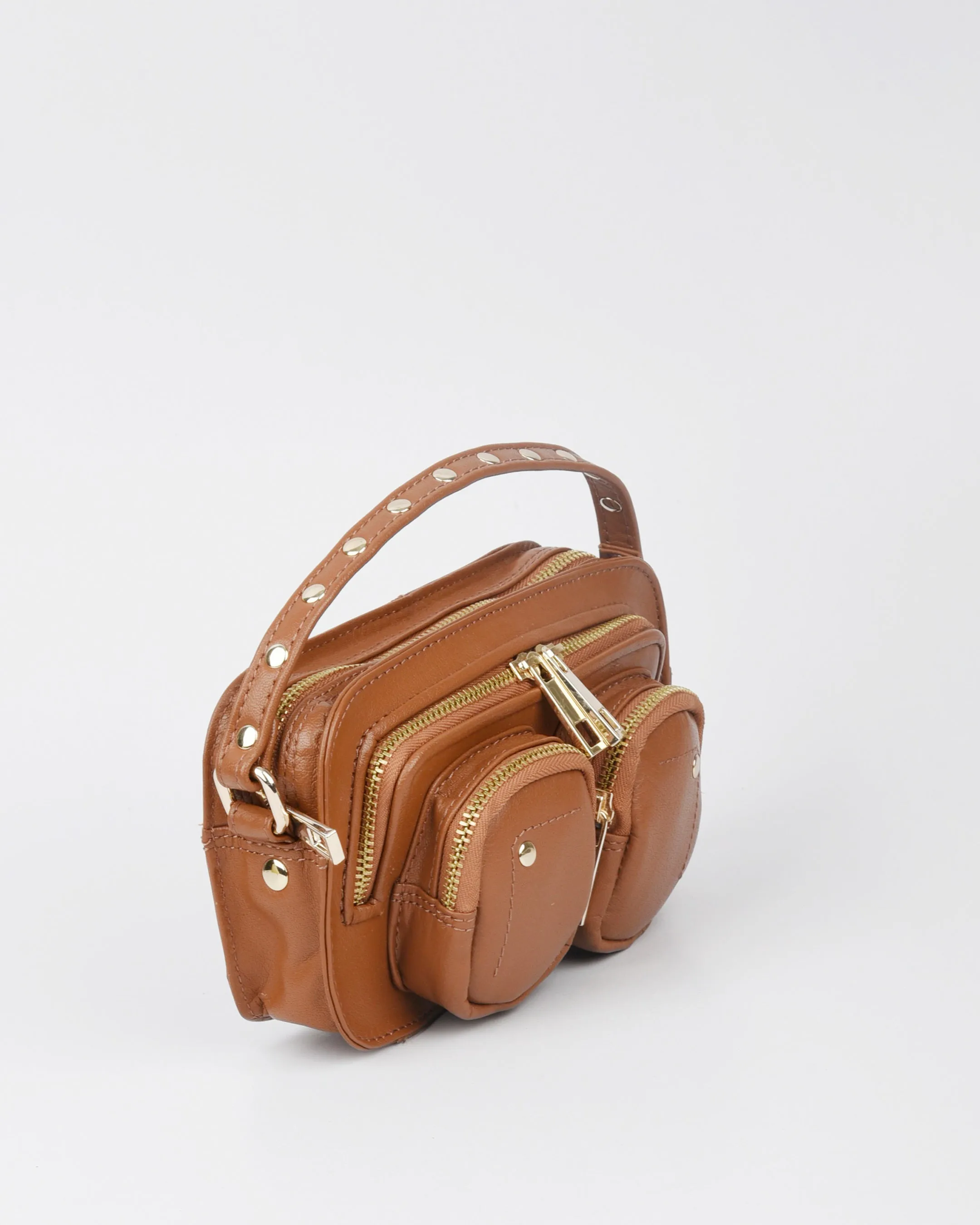 Helena Cloud Cognac w. Gold sold by Nunoo Bags product image thumbnail 3