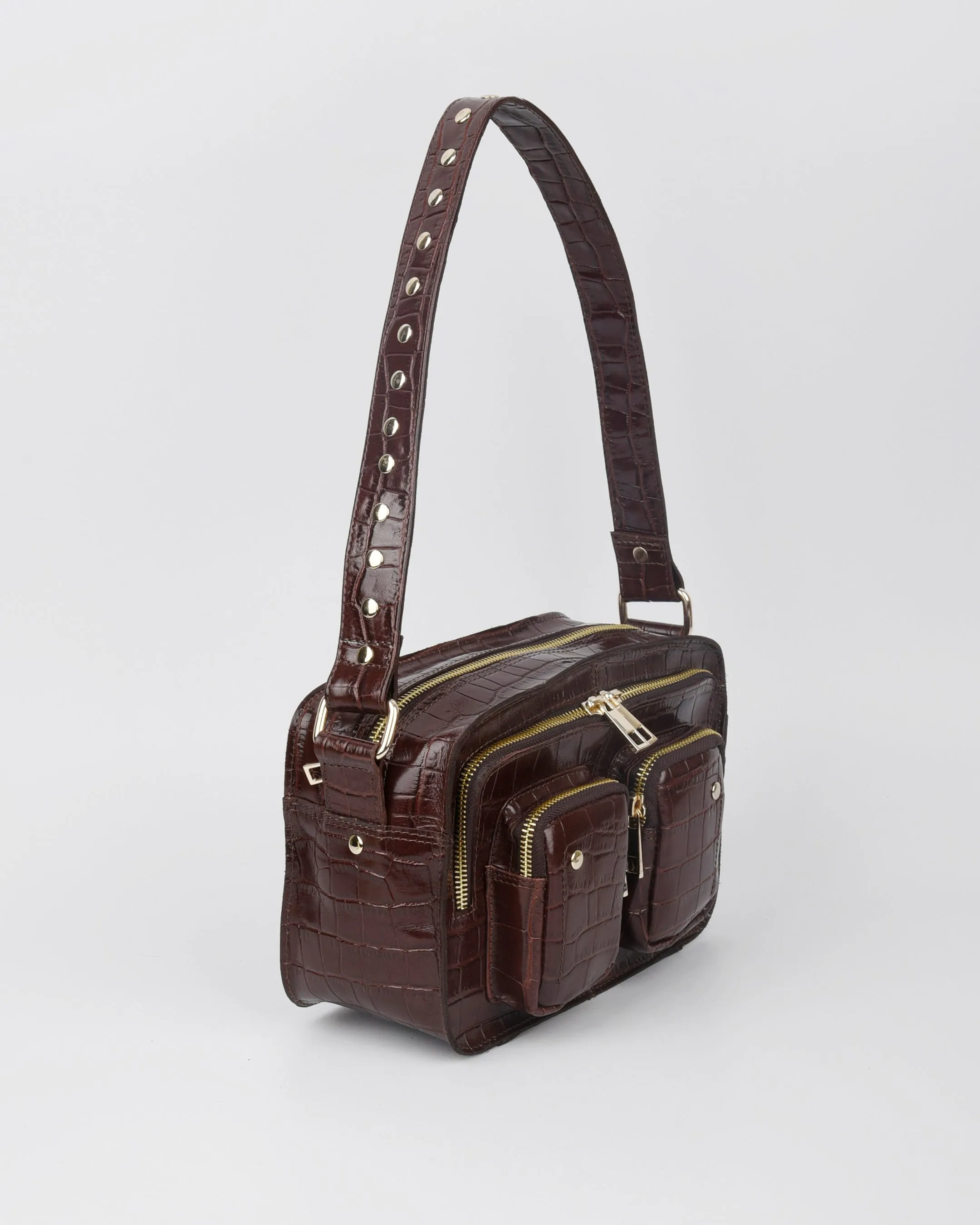 Ellie Texas Brown w. Gold sold by Nunoo Bags product image thumbnail 3