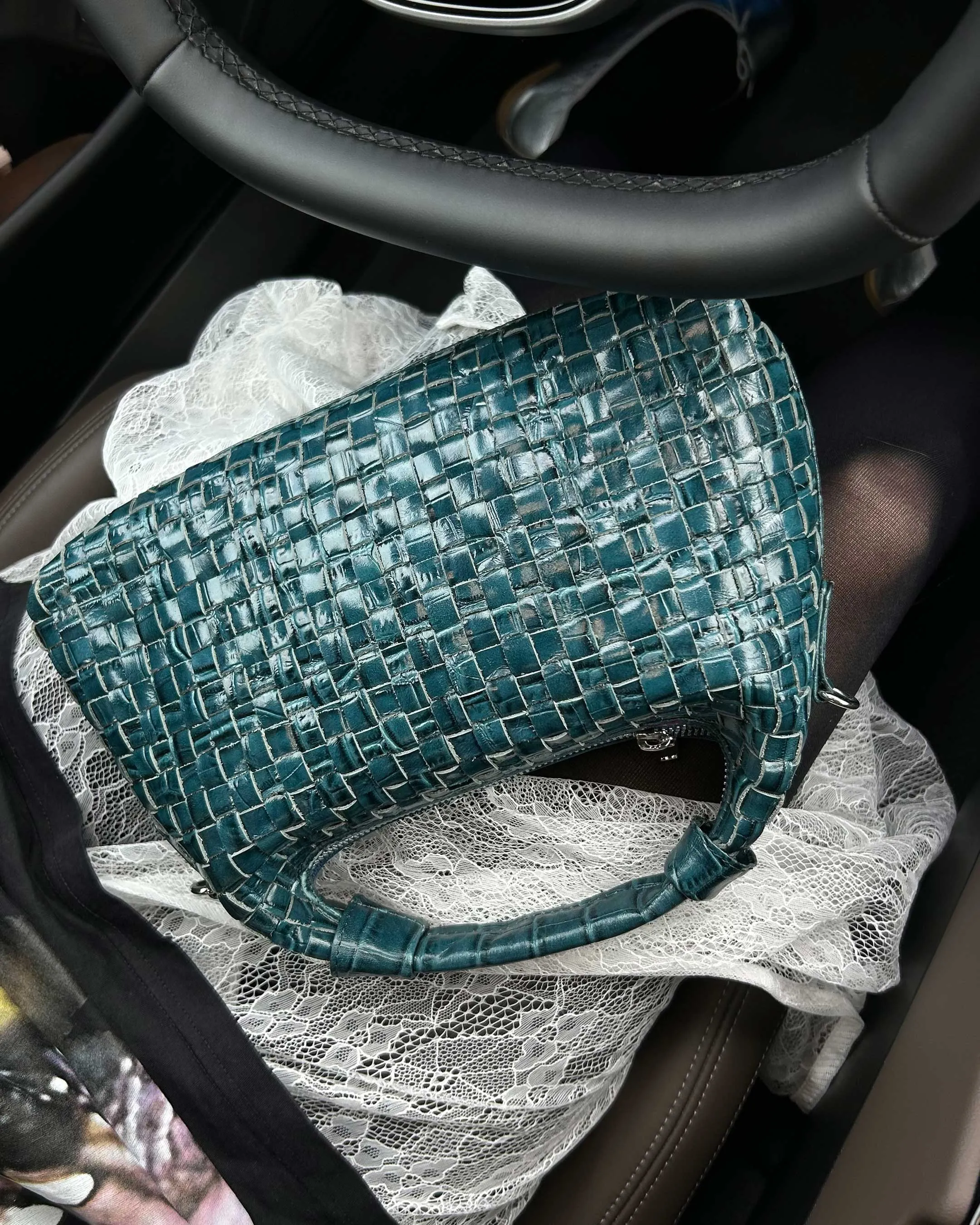 Dandy Braided Texas Petrol Blue sold by Nunoo Bags product image thumbnail 2