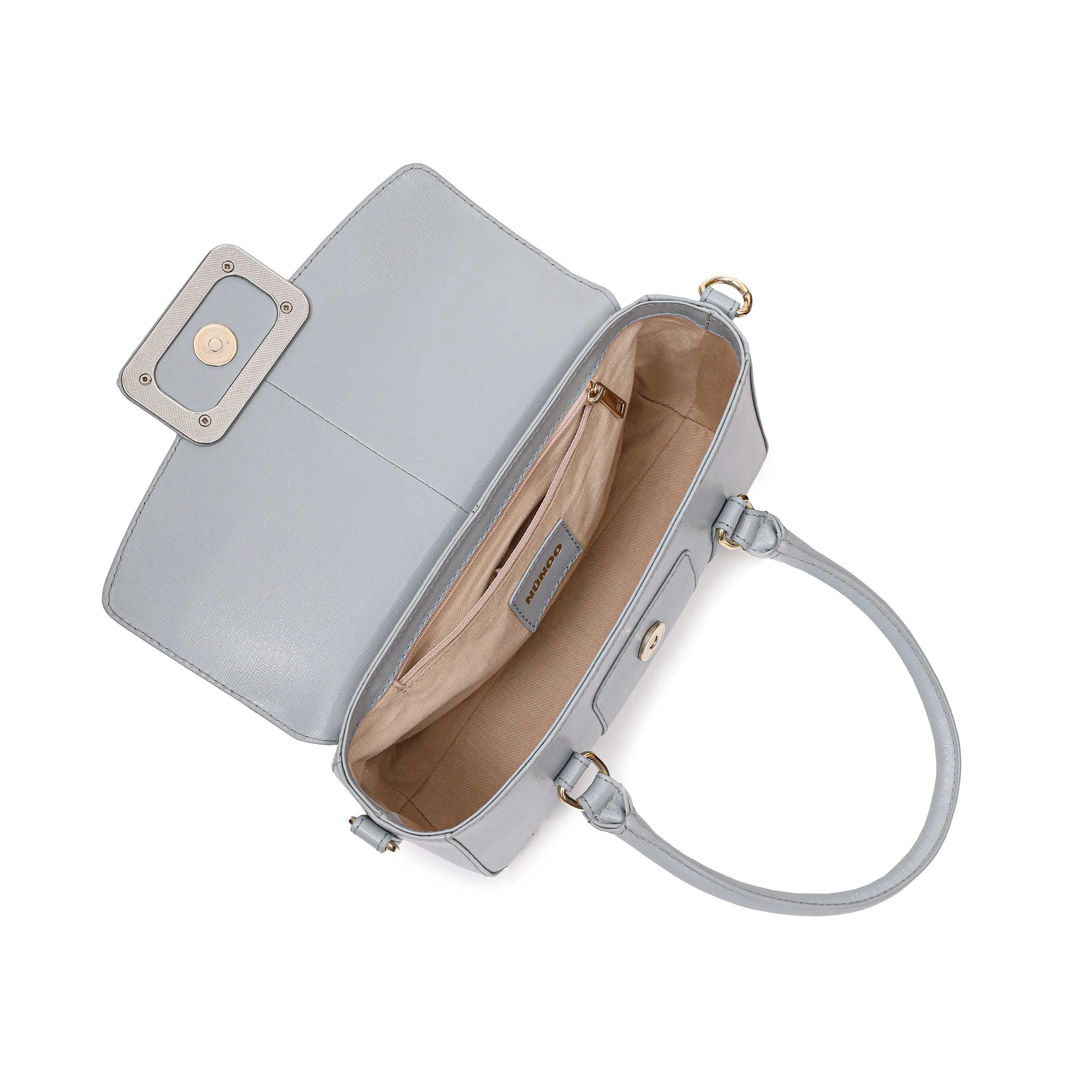 Small Maggie Icon Florence Light Grey w. Gold sold by Nunoo Bags product image thumbnail 3