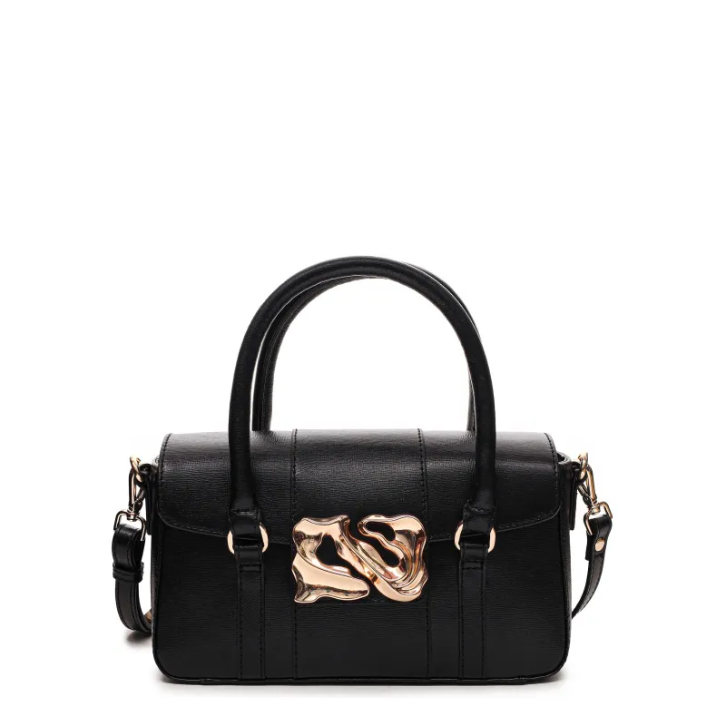 Small Maggie Icon Florence Black w. Gold sold by Nunoo Bags
