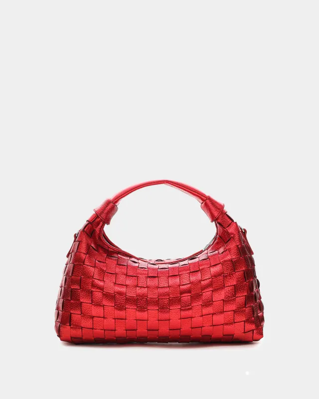 Dandy Braided Metallic Bright Red sold by Nunoo Bags