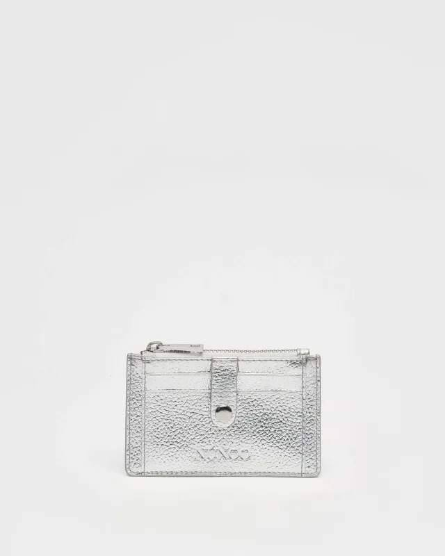 Pixie Buckle Metallic Silver sold by Nunoo Bags