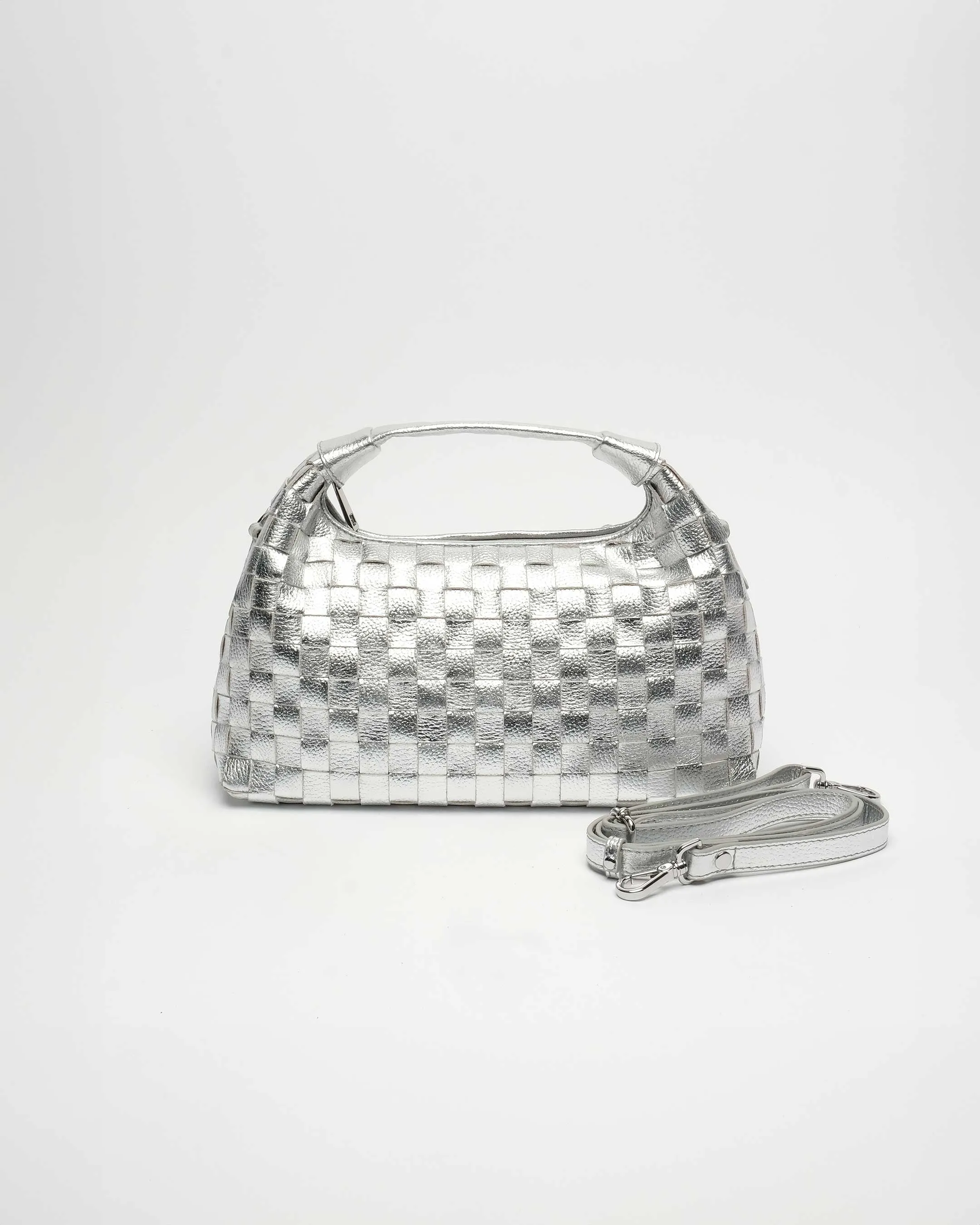 Dandy Braided Metallic Silver sold by Nunoo Bags product image thumbnail 3