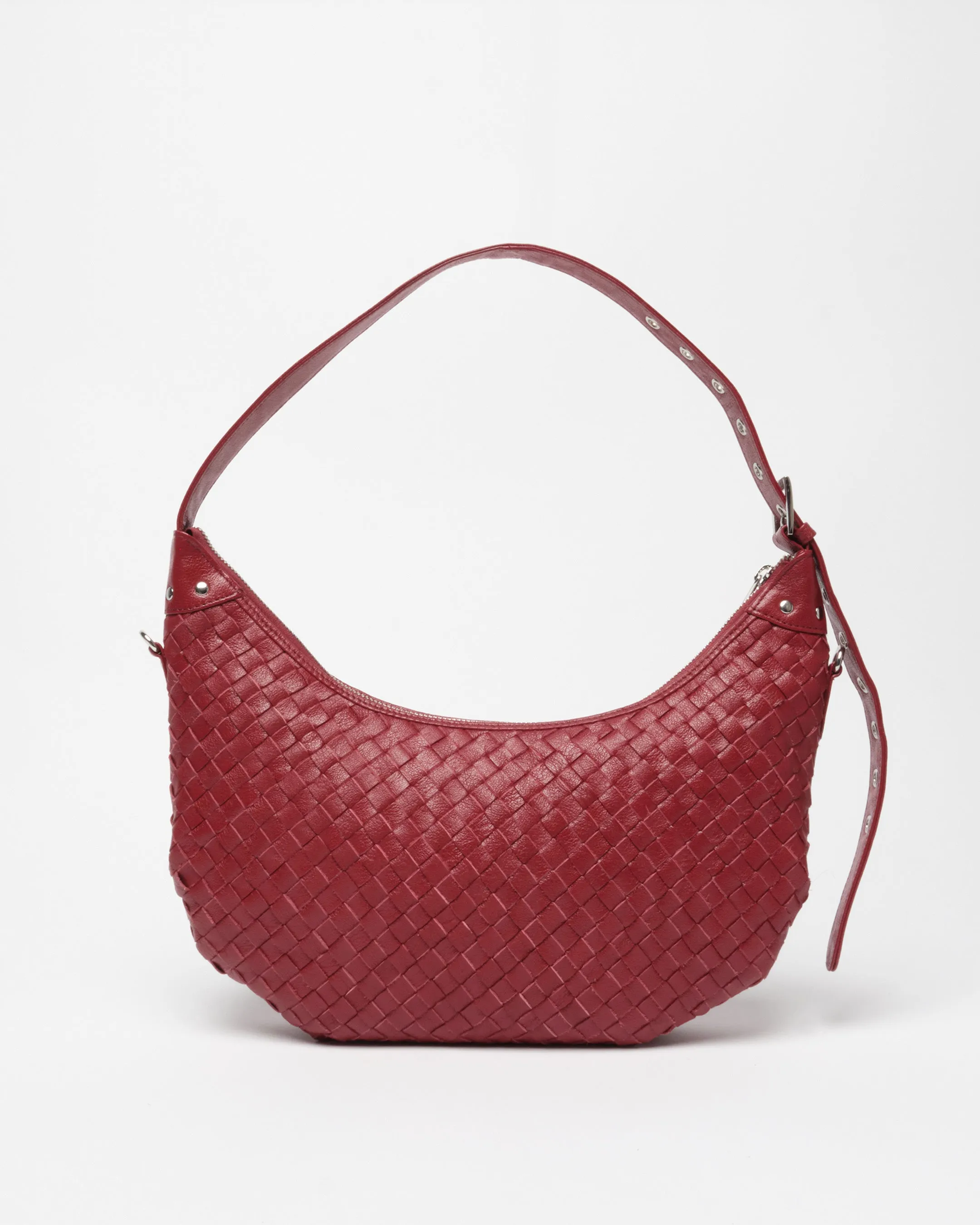 Dagmar Braided Mountain Maroon sold by Nunoo Bags