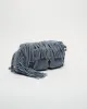 Ellie Fringe Suede Jeans w. Gold sold by Nunoo Bags