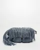 Ellie Fringe Suede Jeans w. Gold sold by Nunoo Bags
