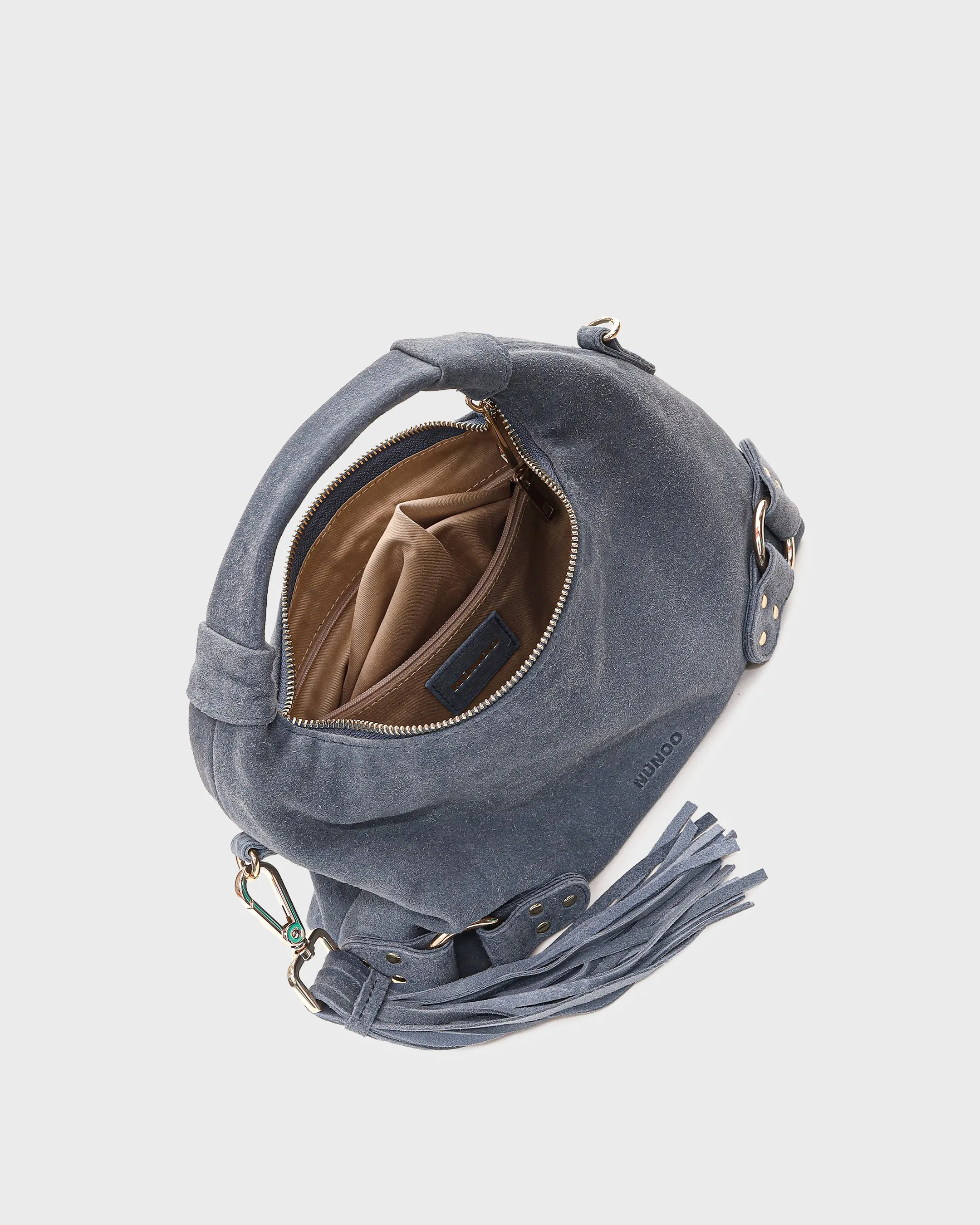 Dandy Fringe Suede Jeans w. Gold sold by Nunoo Bags product image thumbnail 3