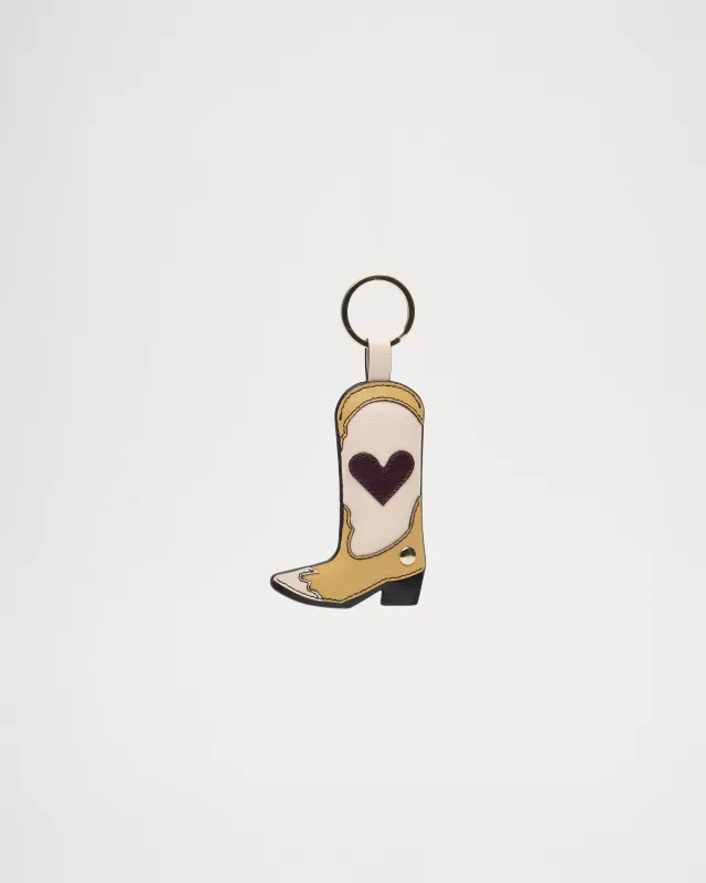 Boot Keyring Florence w. Gold sold by Nunoo Bags