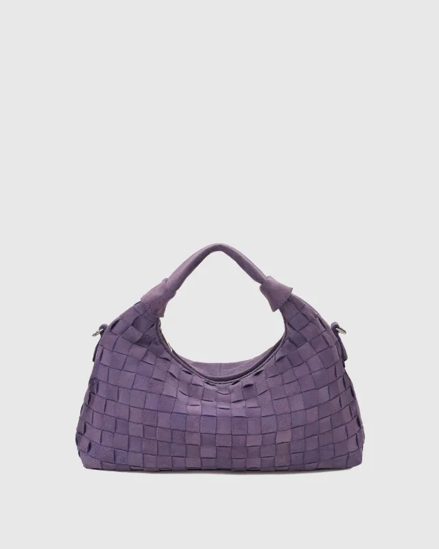 Dandy Braided Cloud Suede Purple sold by Nunoo Bags