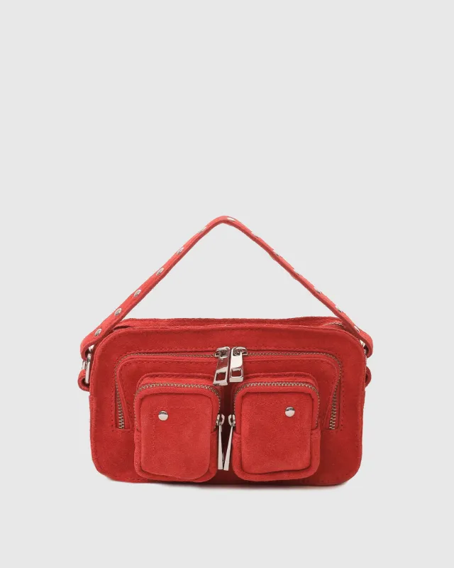Helena Cloud Suede Red sold by Nunoo Bags