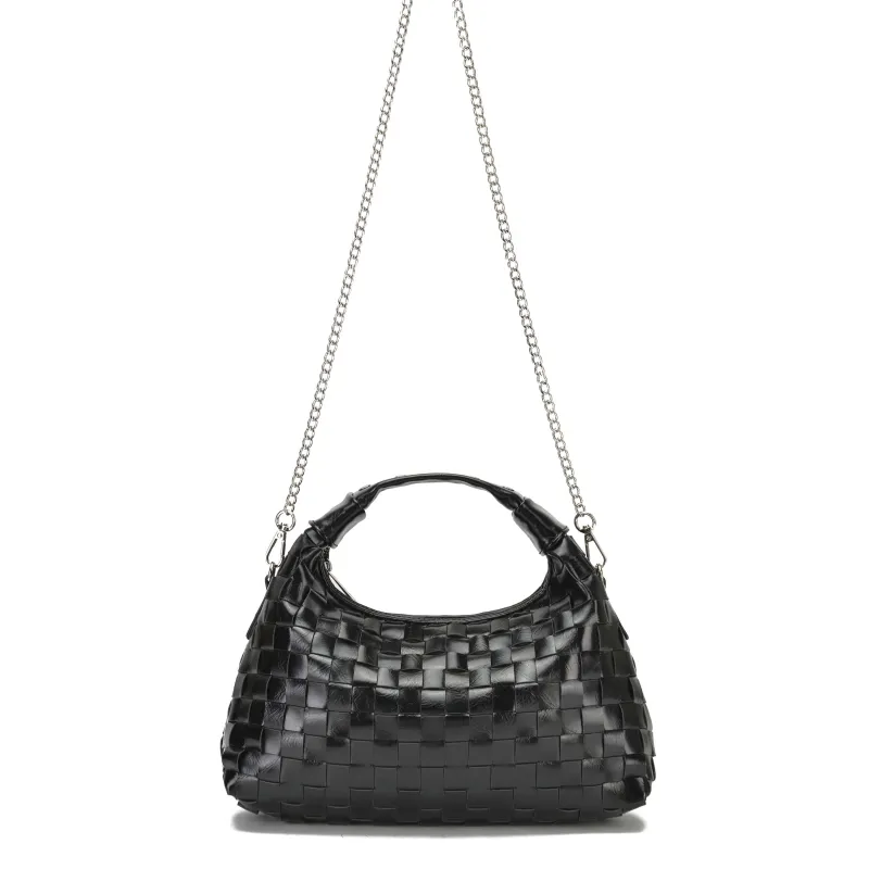 Dandy Braided Wrinkle Black sold by Nunoo Bags
