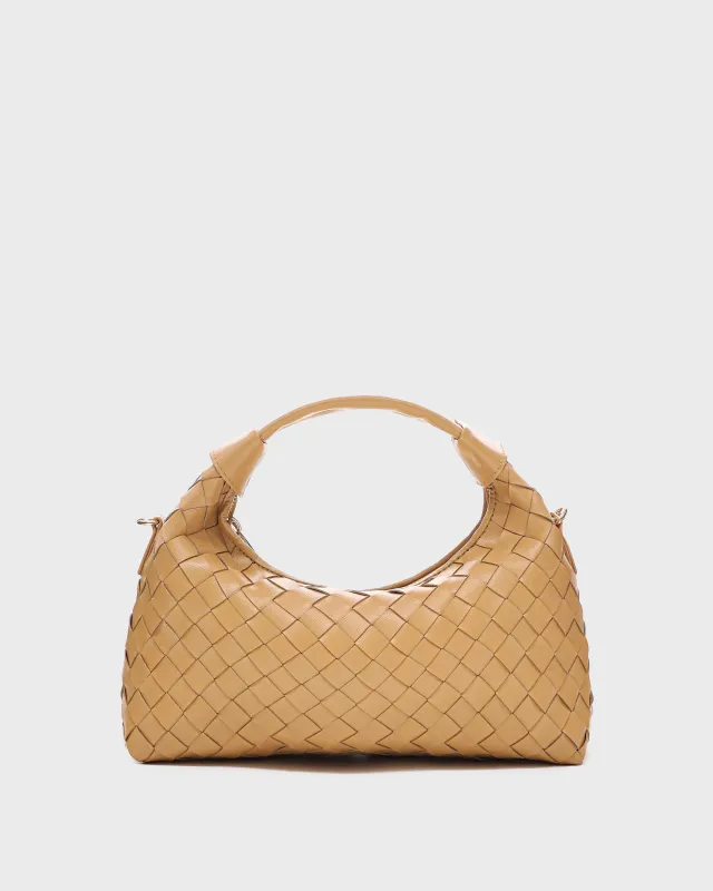 Dandy Braided Florence Camel w. Gold sold by Nunoo Bags