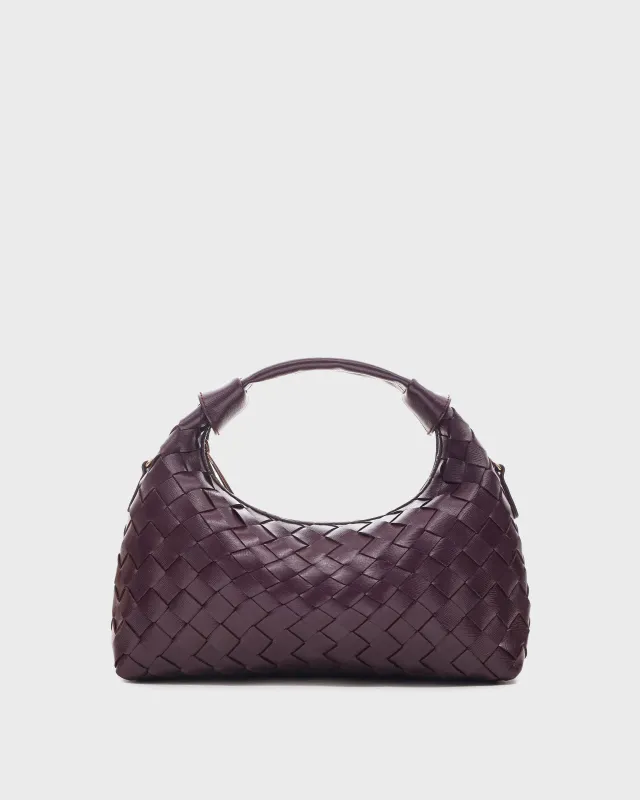 Dandy Braided Florence Bordeaux w. Gold sold by Nunoo Bags
