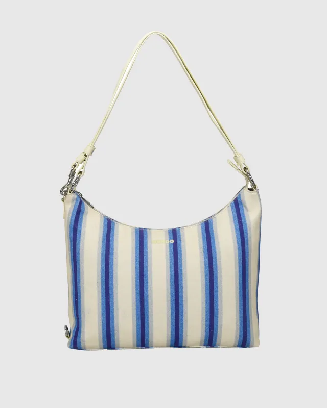 Rio Canvas Blue Stripes made by Nunoo Bags