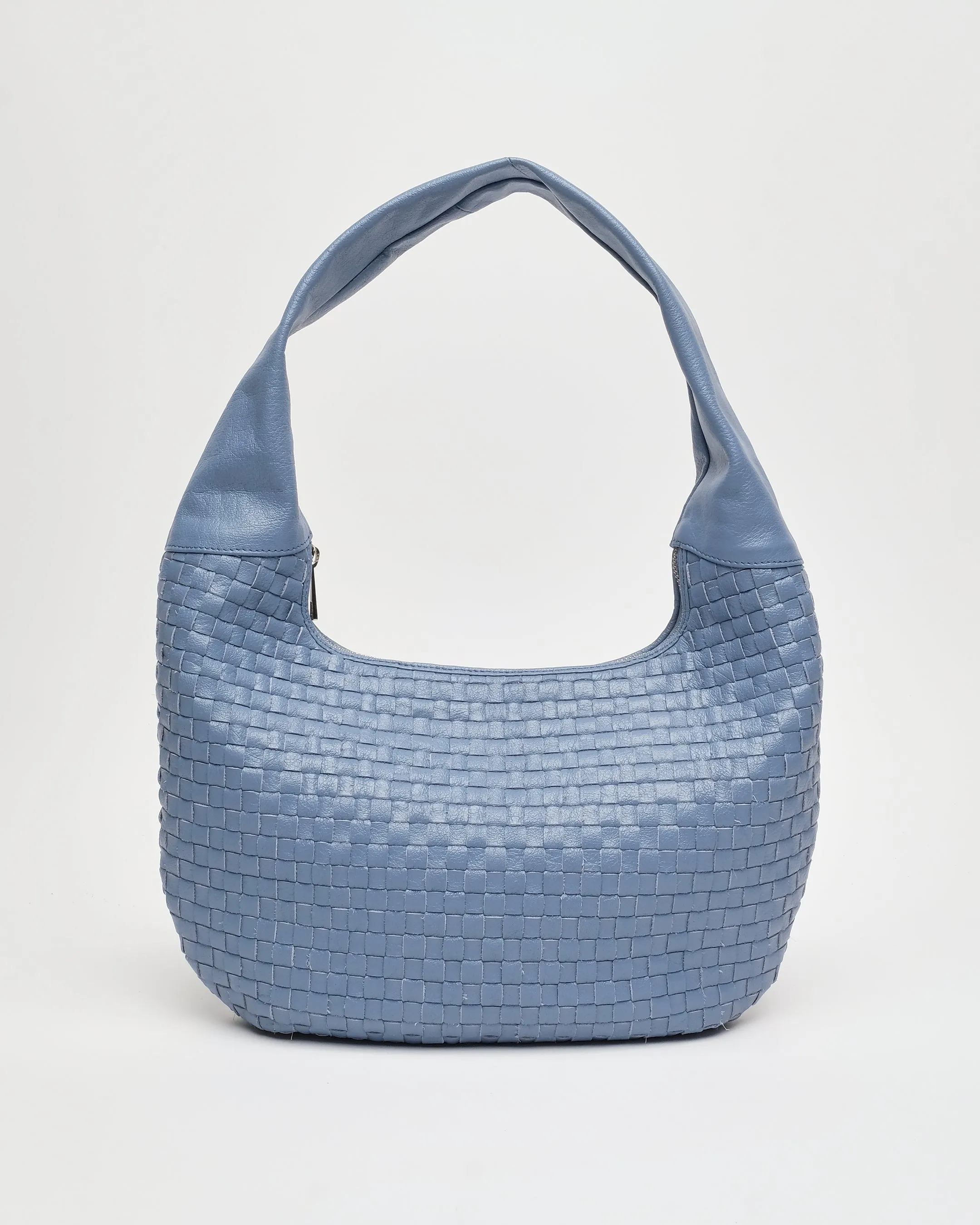 Small Gabi Braided Mountain Light Blue sold by Nunoo Bags