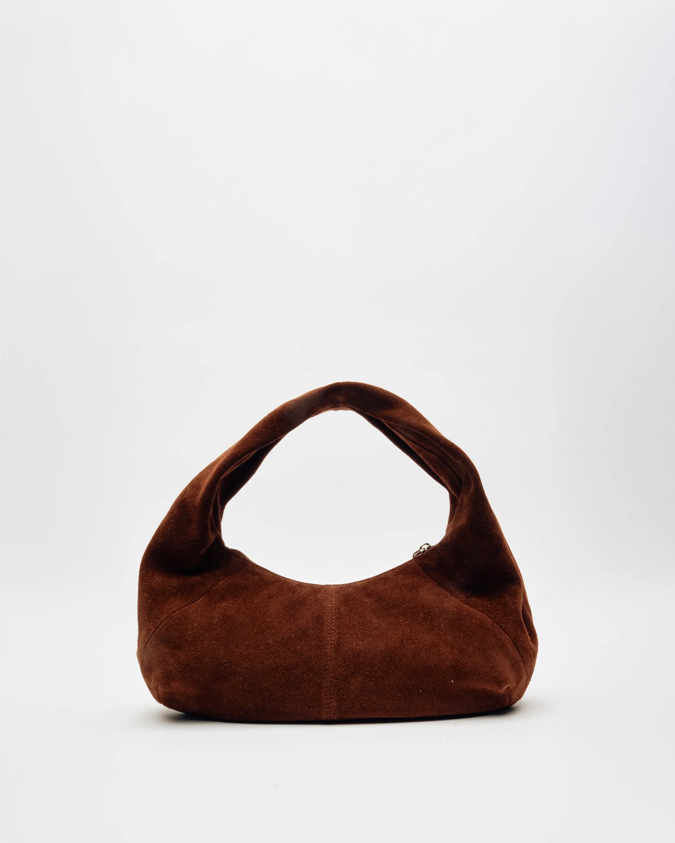 Small Alma Suede Chocolate Núnoo x Lia sold by Nunoo Bags product image thumbnail 3